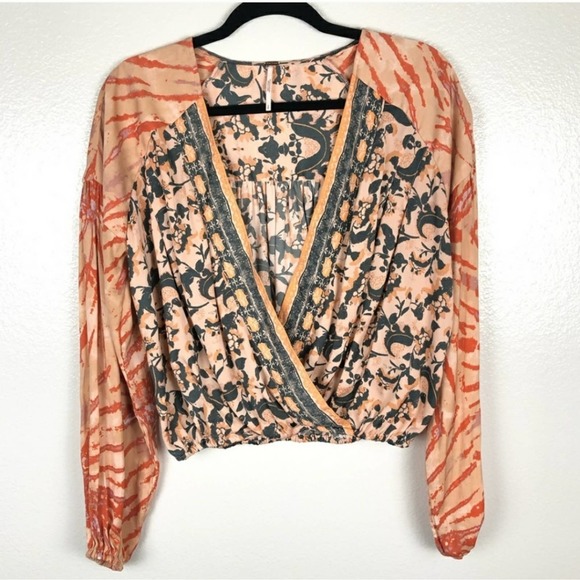 Free People Tops - FREE PEOPLE cruisin together wrap front top